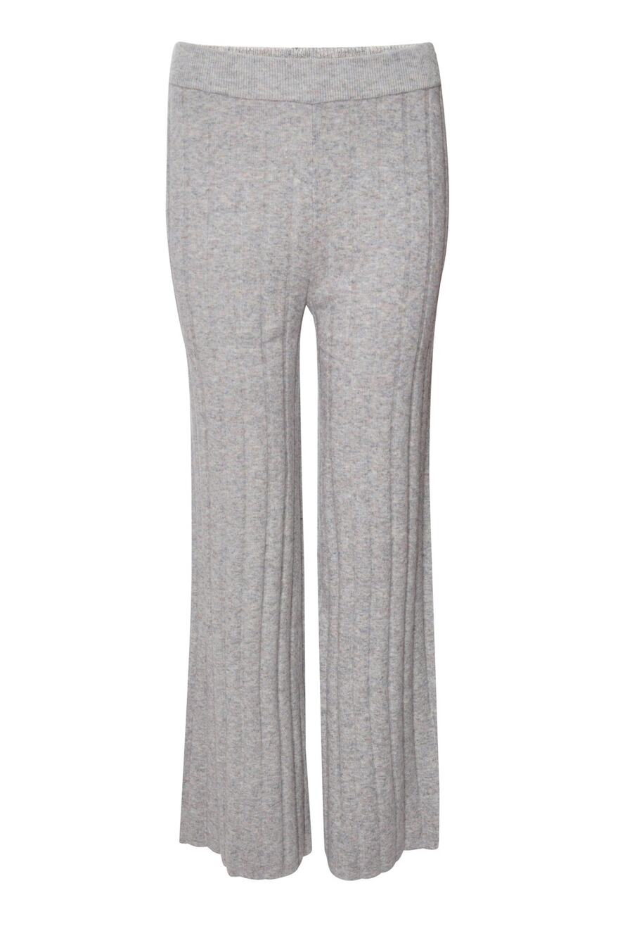 Current Air Rib Flared Knit Pant in Gray Nordstrom Pull On
